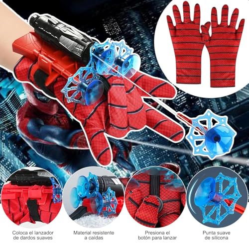 El Mejor Listado de Telaraña de spiderman favoritos de las personas. 27 telaraña de spiderman marca Auralux (3)