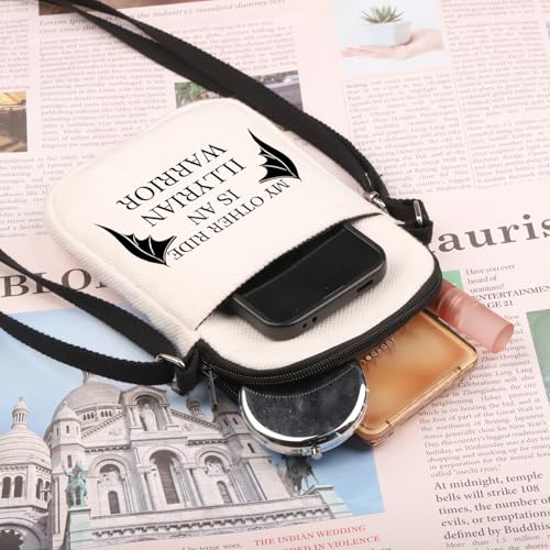 PLITI Bat Boys Gift Bookworm Gift Bookish Gift Literature Inspired Crossbody Bag For Book Lover3