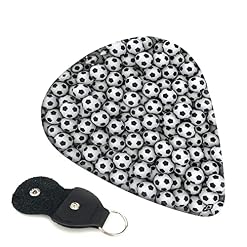 Pile of Footballs Lot de 6 médiators pour guitare acoustique, guitare électrique, basse, ukulélé – fins, moyens et épais… - Les Beatles, Paul McCartney, John Lennon, RIngo Starr, George Harrison