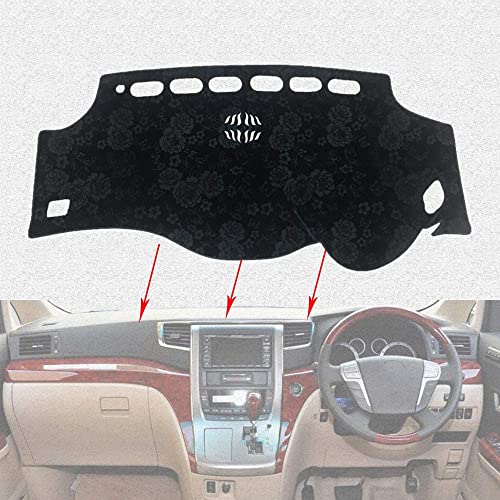 トヨタ アルファード/ヴェルファイア 20系(2008年5月〜2015年1月)専用設計 ダッシュボードマット alphard 内装 パーツ インテリア フロアマット 純正ホルダー対応 社外品 車の日焼け止め【フランネル素材】