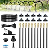 Large compatibilité: Les composants de ce kit arrosage automatique automatique sont compatibles avec la quasi-totalité des robinets, ce qui le rend idéal pour les jardins, les plantes de balcon, les pelouses, les plantes en pot, les serres, etc.