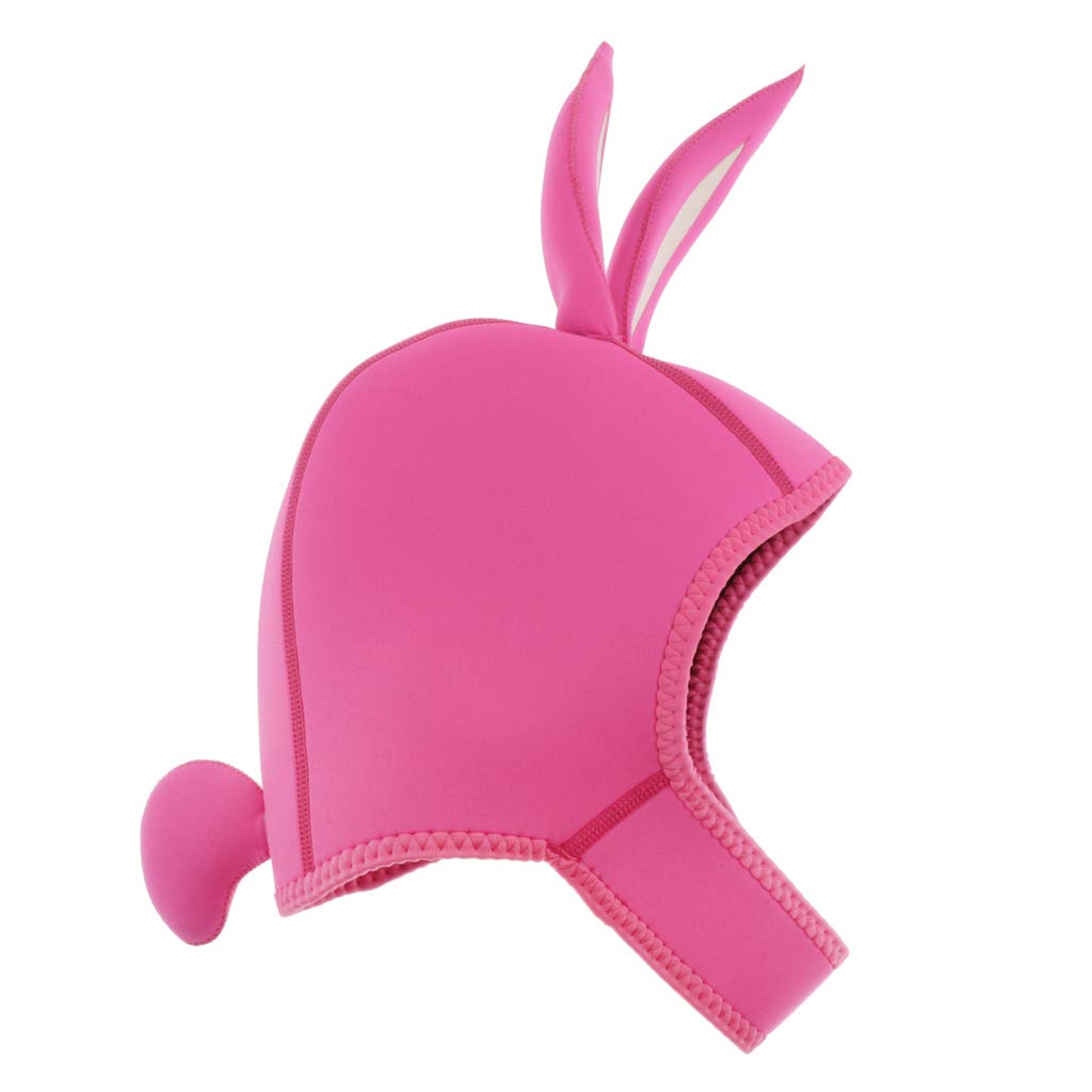 Neoprenhaube Taucher Haube 3mm Kaninchen Tauchhaube Diving Kapuze Rosa