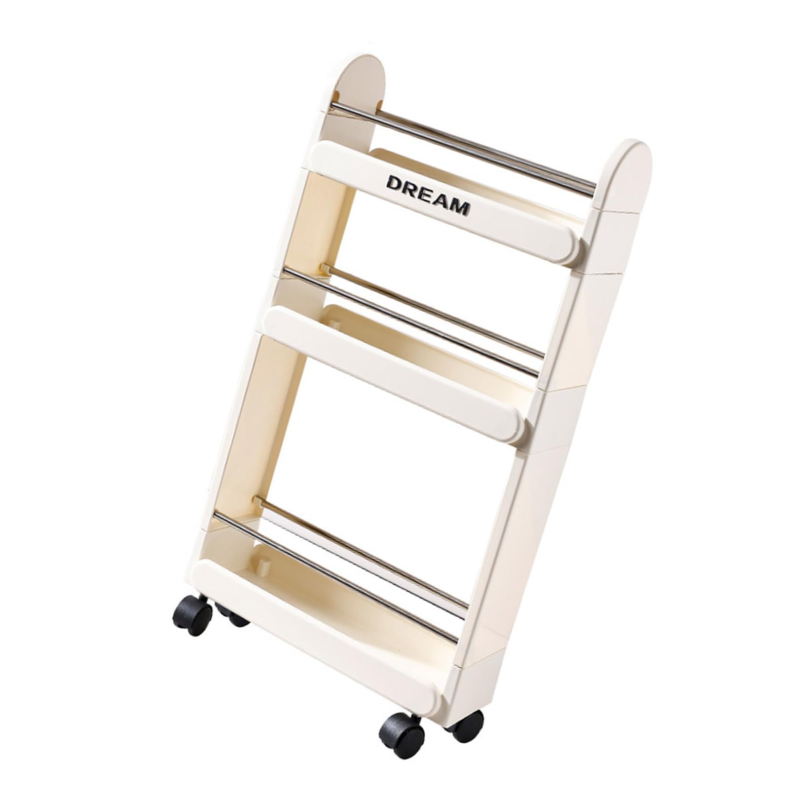Kalttoy Space Efficient Rolling Bathroom Cart with Multi Layer Kitchen Organizers Mobile Storage Shelf for Homes Mobile Bathroom Shower Organizers Rack