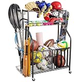 PLKOW Sports Equipment Storage for Garage, Indoor/Outdoor Sports Rack for Garage, Ball Storage Garag
