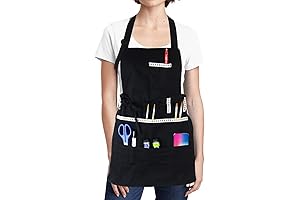 FreeNFond Womens Painters Smock with Adjustable Pockets and Canvas for Painting /...