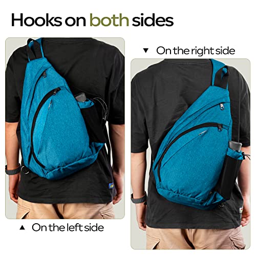 Buy OutdoorMaster Sling Bag Crossbody Backpack for Women & Men (Azure