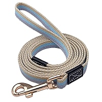 Shorven Soft Cotton Dog Leash - Heavy Duty 5ft Training Lead, 0.8" Wide, Yellow - View #9