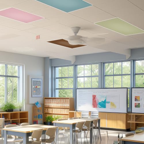 Filtros de luces de techo boho para crear aulas relajantes 8