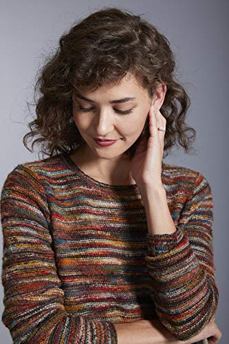 Invisible World Maglione di Lana di Alpaca Dipinto...