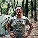 Crazy Dog T-Shirts Mens Camping Dad T-Shirt - Mountain Tent Graphic Tee for Campground Weekends and Outdoor Trips Grey XXL