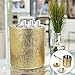 Operitacx Gold Ice Bucket Stainless Steel Ice Bucket with Tong for Beer Beverage Cooler Chilling Tub Wine Chiller Milk Can