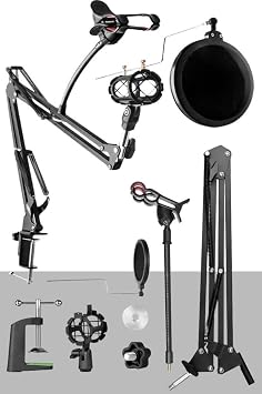 Lastvoice Set-01 - Microphone stand + Shock Mount + Pop Filter