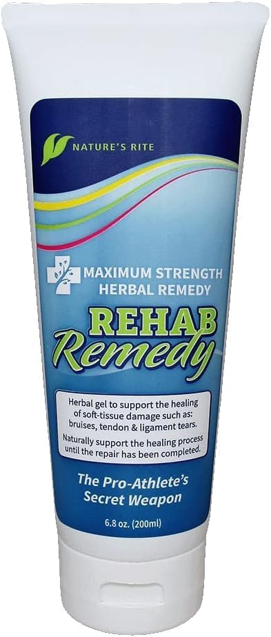 Nature's Rite Rehab Remedy Cream, 6.8 oz (6.8 fl oz), Crema calmante, de acción rápida y no grasa, ingrediente natural