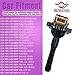 N51WSTAR 4 Holes Ignition Coil Packs Set Of 6 Compatible With BMW 318 320 325 520 525 530 540 730 740 840 M3 1.8 2.0 2.5 3.0 4.0 l4 l6 v8 E32 E34 E36 E38 M50 M52 M60 Uf226 Uf68 12131703359