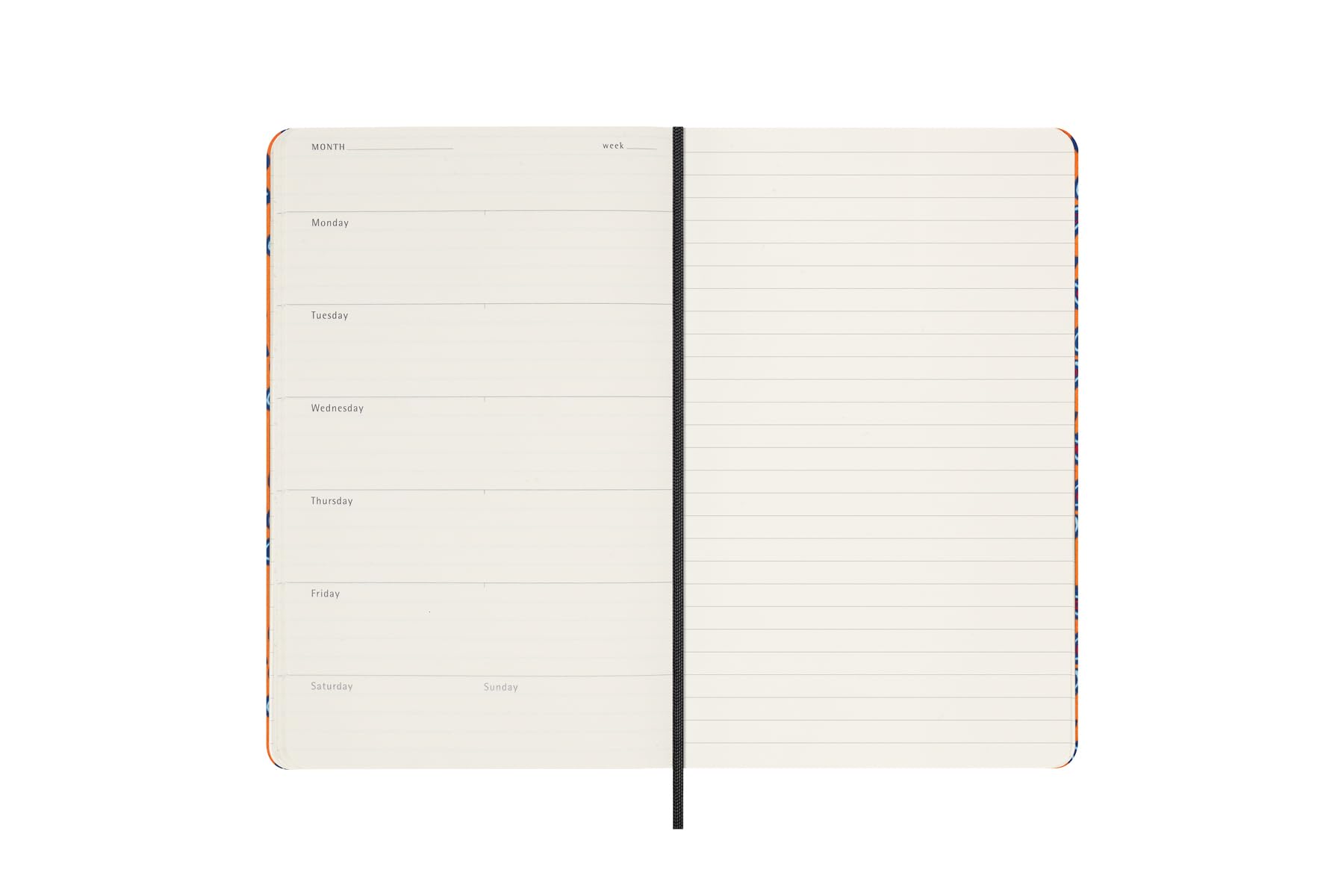 Moleskine Özel Seri Professional Silk Turuncu L Boy Tarihsiz Haftalik Planlayici - Kutulu