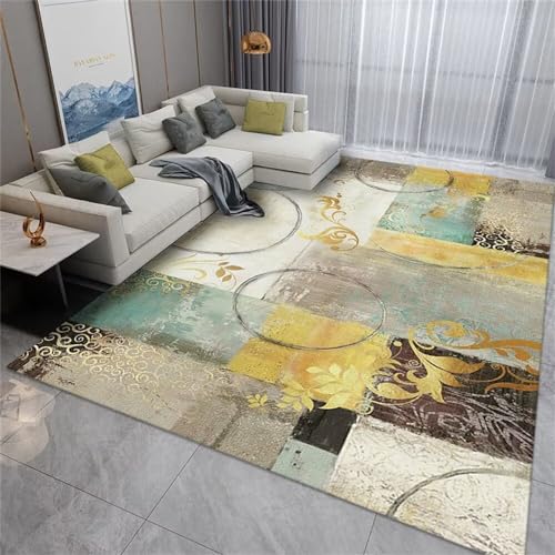 Tapis grande taille salon 60x120cm lavable pour espace d éveil bébé - 2