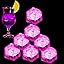 Pink-12PCS