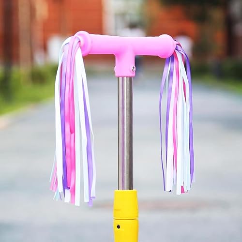 Miniatura 8 de 72 cuentas de radios de rueda de bicicleta + 1 campana de bicicleta para niños + 2 paquetes de serpentinas de bicicleta para niños, clip de plástico