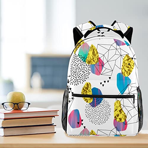 Sac à dos léger de voyage multicolore et confortable en taille unique