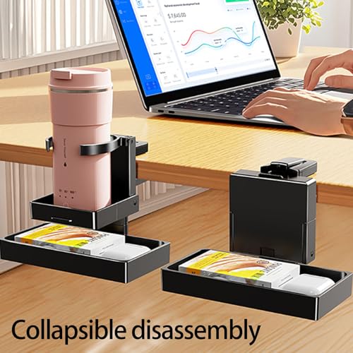 Estante de almacenamiento multifuncional con abrazadera para mesa 7