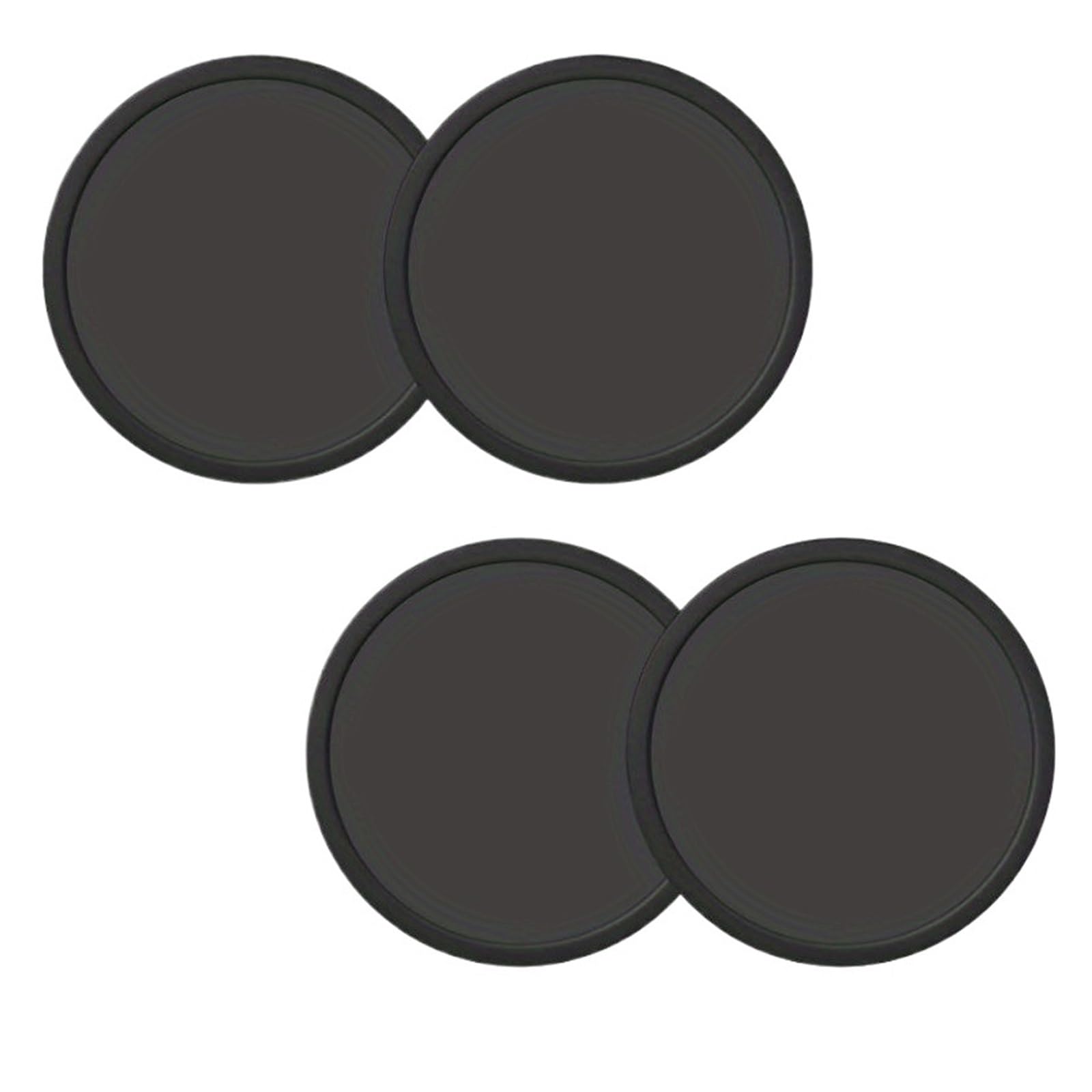 Sous-verres antidérapants en silicone lavables et ultra résistants