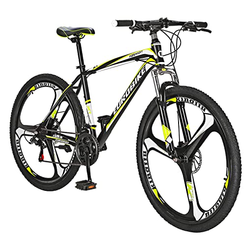 Eurobike Mountain Bike 27.5, Front Shock Absorbers Men's Mountain Bike, ...