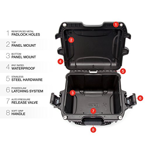 Maleta rígida impermeable NANUK 908 negra miniatura 7