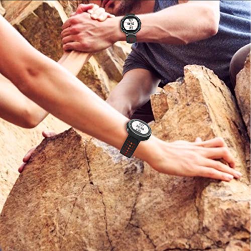 Syxinn Compatible con Correa Forerunner 235, Banda de Reloj de Reemplazo Silicona Suave Sports Pulsera para Forerunner 235/735XT/220/230/620/630