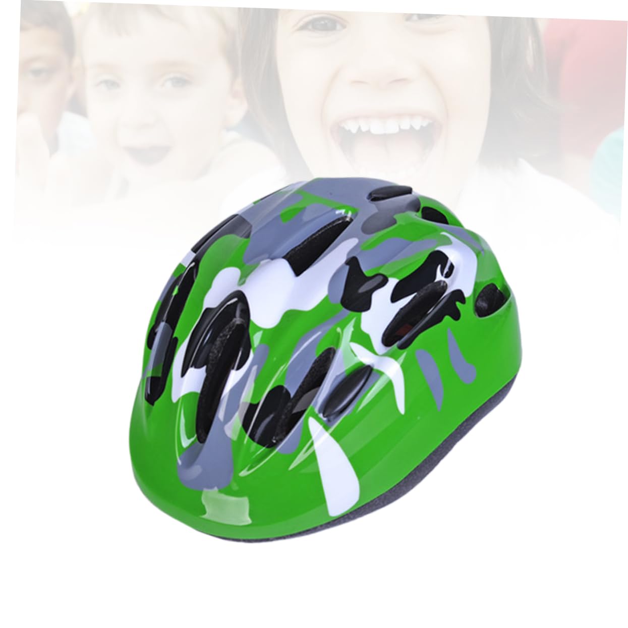 iplusmile 2 Pièces Casque Enfant Casque Roller Skating Cyclisme de vélo s de vélo Green
