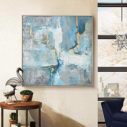 Olio Dipinto Mano Pittura Tela,Moderno Astratto