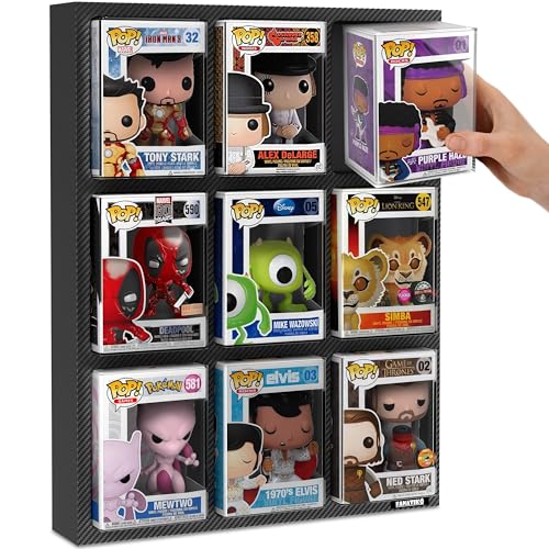 Fanatiko Vitrina Expositora para Colecciones, Vitrina Compatible con Funko Pop! de 4', Expositor, Vitrinas para Colecciones