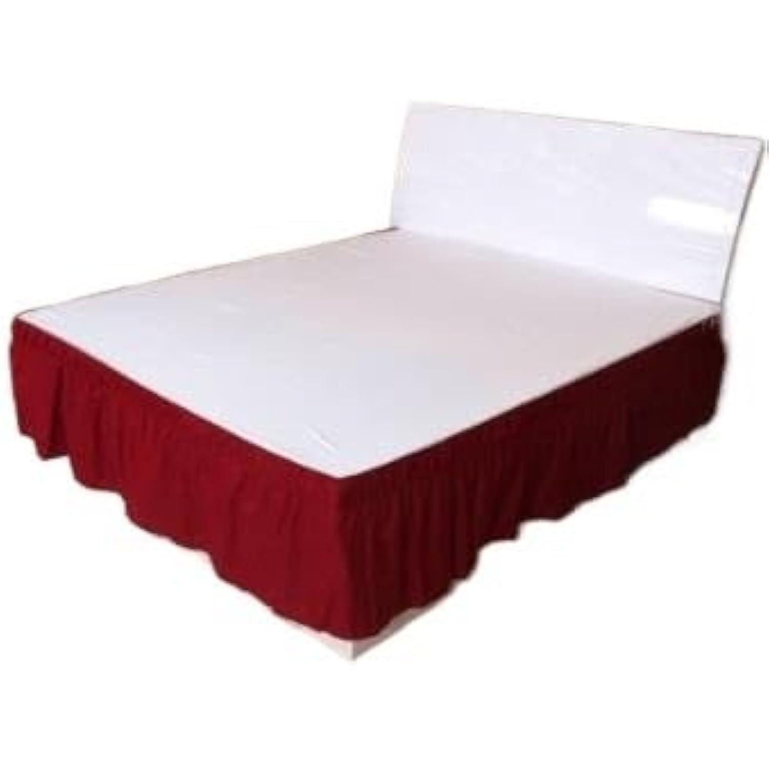 Bed Skirt Valance For Bed,Dust Ruffle Skirt Brushed Cloth Covers Without Surface King Queen Size Elastic Band Skirts 40cm Height Bedspread(E,150X200cm)