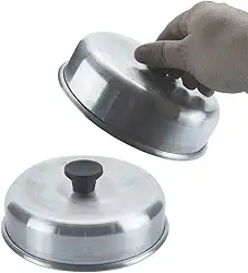 KIT COM 2 ABAFADOR DE HAMBURGUER 16CM PARA LACNHES LANCHONETES