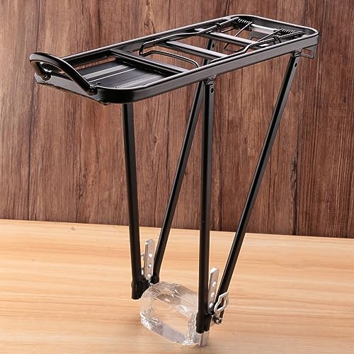 Kaneorooir Aluminum Alloy Bicycle Rack - 50KG Load Capacity - Rear Mounted Bike Trunk & Shelf, Black - Image 4