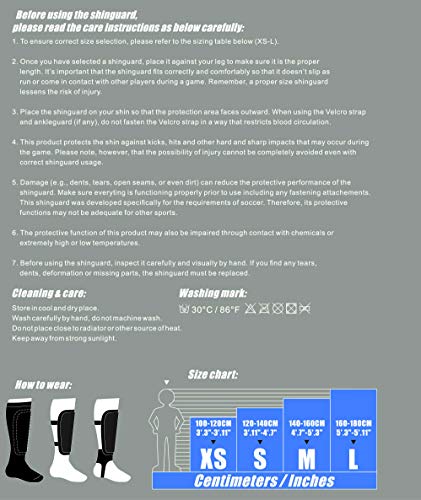 Aufense Soccer Shin Guards For Toddlers Kids - Durable Shin Pads With Ankle Protection For Ages 2-14 Boys And Girls (Black, Xs) #TOP5