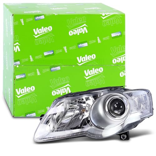 Valeo Faro Principal Izquierdo Halógeno de Alto Rendimiento 88977 - Para VOLKSWAGEN Passat VII 03/2005 > 11/2010 - Frontal - Lado Izquierdo - Pack de 1