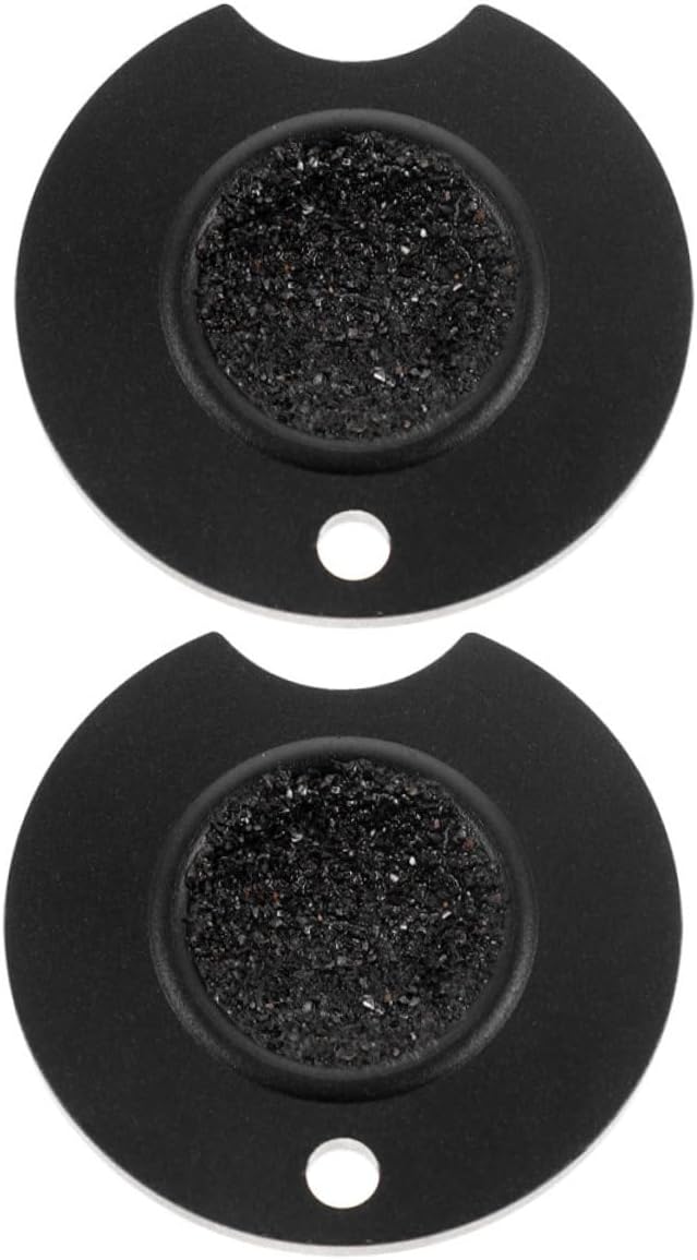 VANZACK 2pcs Aluminum Alloy Pool Cue Tip Sander Mushroom Shaper for Billiard Cue Refinishing Tool for Essential Billiard Accessory