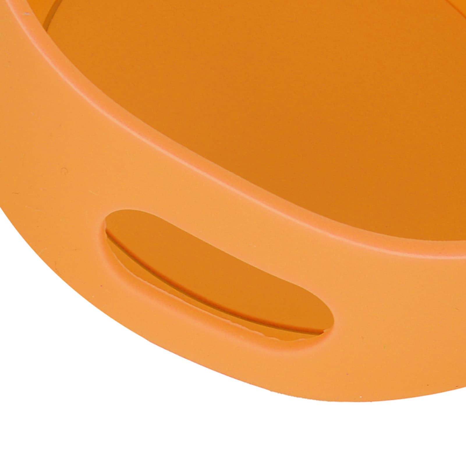 Funda de Silicona para Altavoz Dot 4, Funda Protectora Portátil a Prueba de Golpes, de Silicona Flexible Duradera para Cocina y Dormitorio, Antideslizante (Naranja)