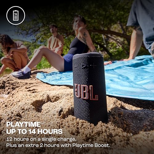 Image of JBL Grip Wireless Portable Bluetooth Speaker, JBL Pro Sound with AI Sound Boost, IP68 Waterproof /Dustproof, Ambient Light, Upto 14H Playtime, Auracast Multi-Speaker Connection, Black