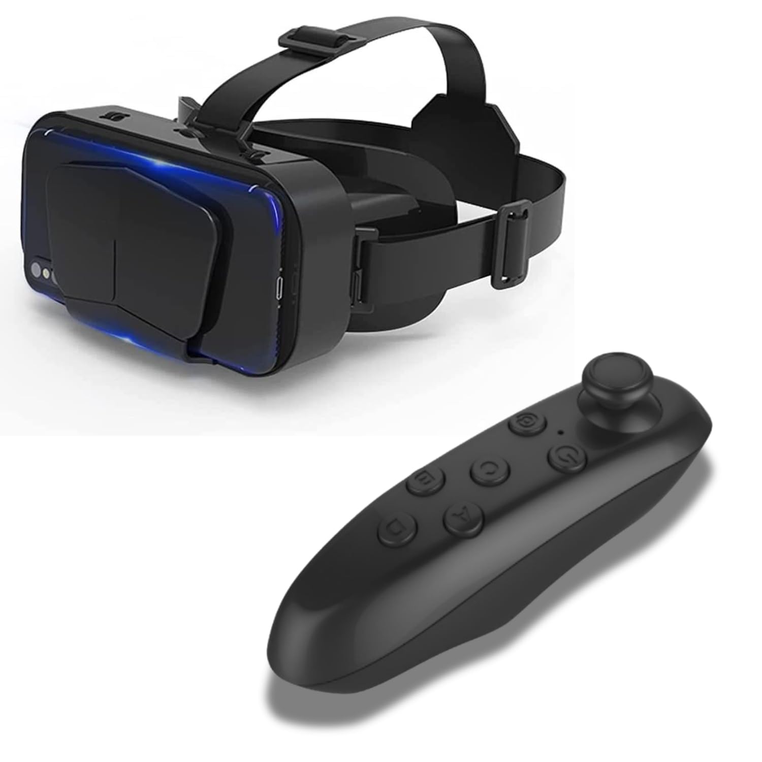 Drumstone (𝟏𝟓 𝐘𝐞𝐚𝐫𝐬 𝐖𝐚𝐫𝐫𝐚𝐧𝐭𝐲) Virtual Reality VR Headset with 3D Glasses & VR Controller – Immersive Gaming, Movies & TV Experience | Adjustable Lens, Universal Compatibility-picture-38