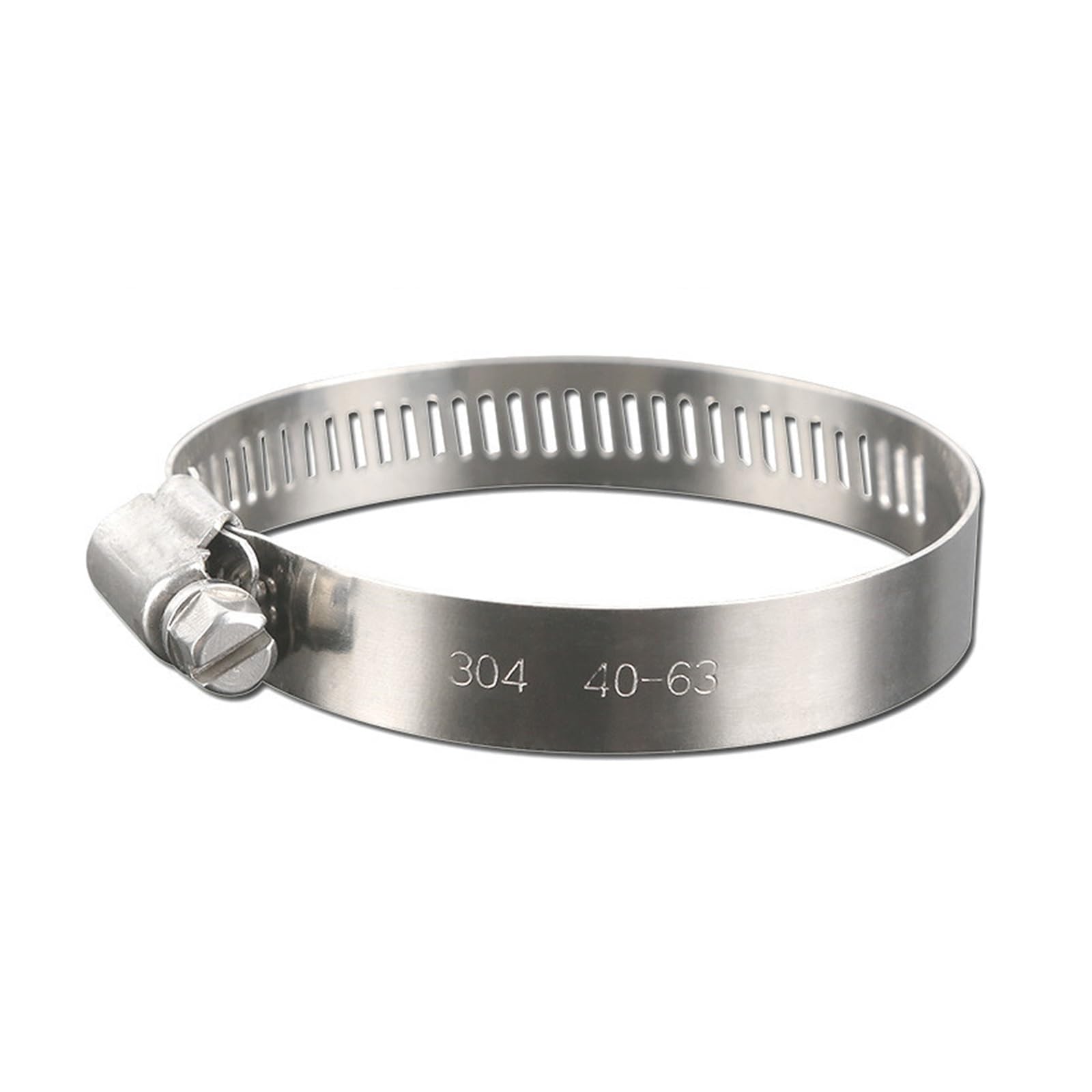 Metall-Perlenfäden, Schlauchschellen aus Edelstahl 304, 5er-Pack, 8–700 mm (1/2 bis 8 Zoll)(550-650mm)