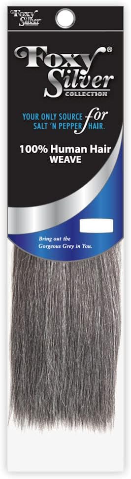 FOXY SALON WEAVE - STRAIGHT08 (Foxy Silver - Weave) - Human Hair Weave in 51
