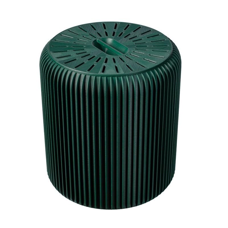 Iriso - Composteur de Jardin Design Alinéa 50L - Couleurs Vert Foncé