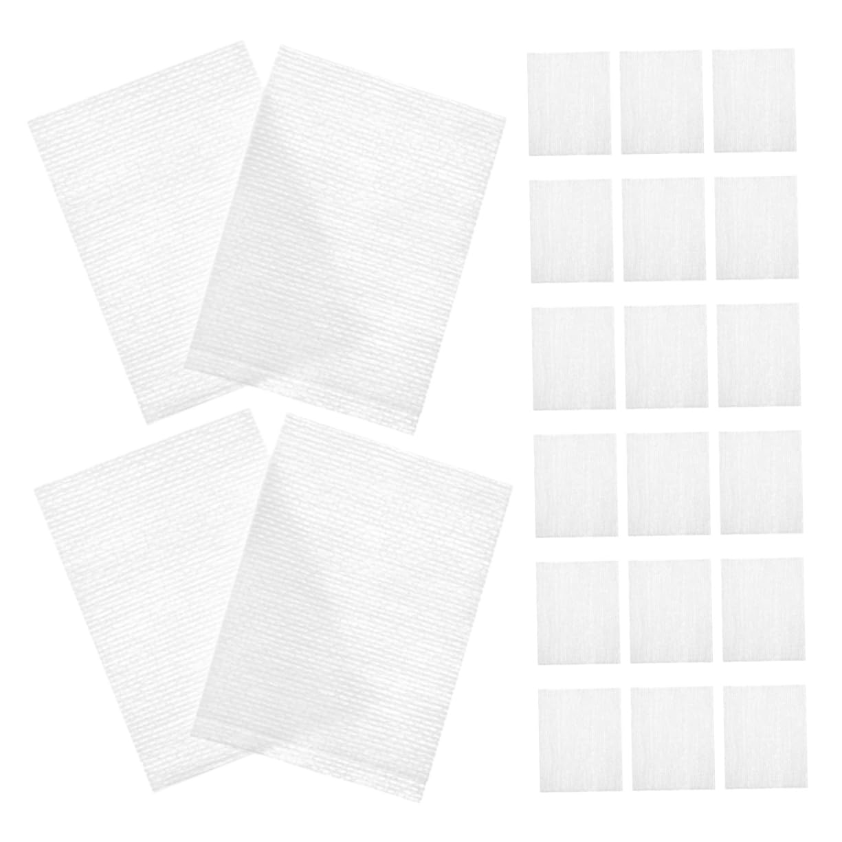 Didiseaon Makeup Pads 240pcs Stretchable Cotton Wet Dry for Deep Cleaning Exfoliating