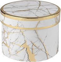 Vista 6 de Cajas de regalo con tapas caja de regalo blanca y dorada de varios tamaños caja de regalo grande para regalos bonitas flores cajas de regalo