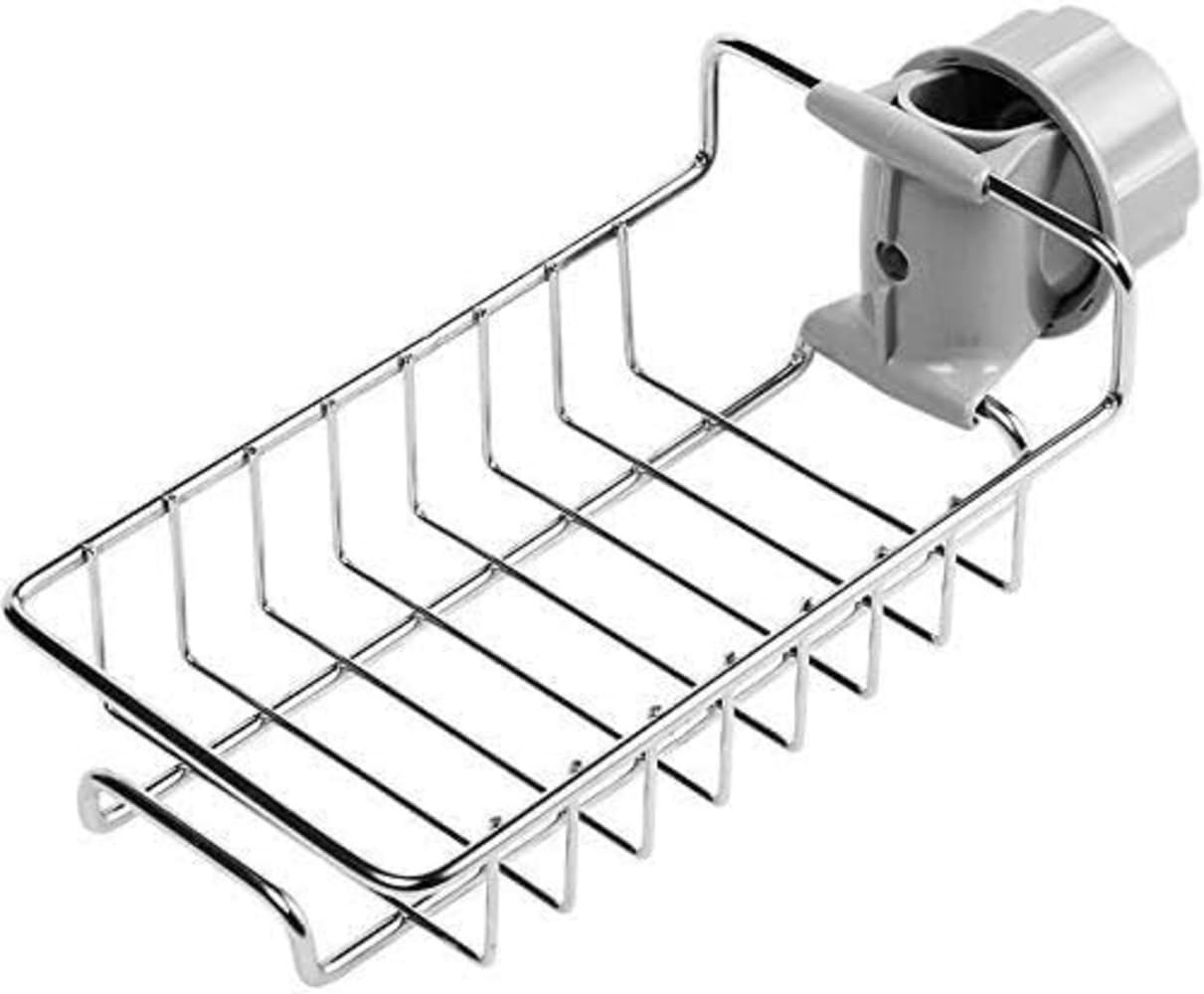 Ashkaa Fashion Stainless Steel Sink Tap Faucet Storage Holder Rack Bathroom Kitchen Shelf Sink Drain Rack Sponge Faucet Holder (B0CR6VZV3P) Amazon Price History, Amazon Price Tracker