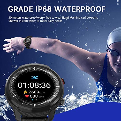 S10 Heren Smart Horloge, Volledige Touchscreen Waterdichte Sportklok Hartslag Bloeddruk Monitor Smart Watch voor iOS Android - Afbeelding 7