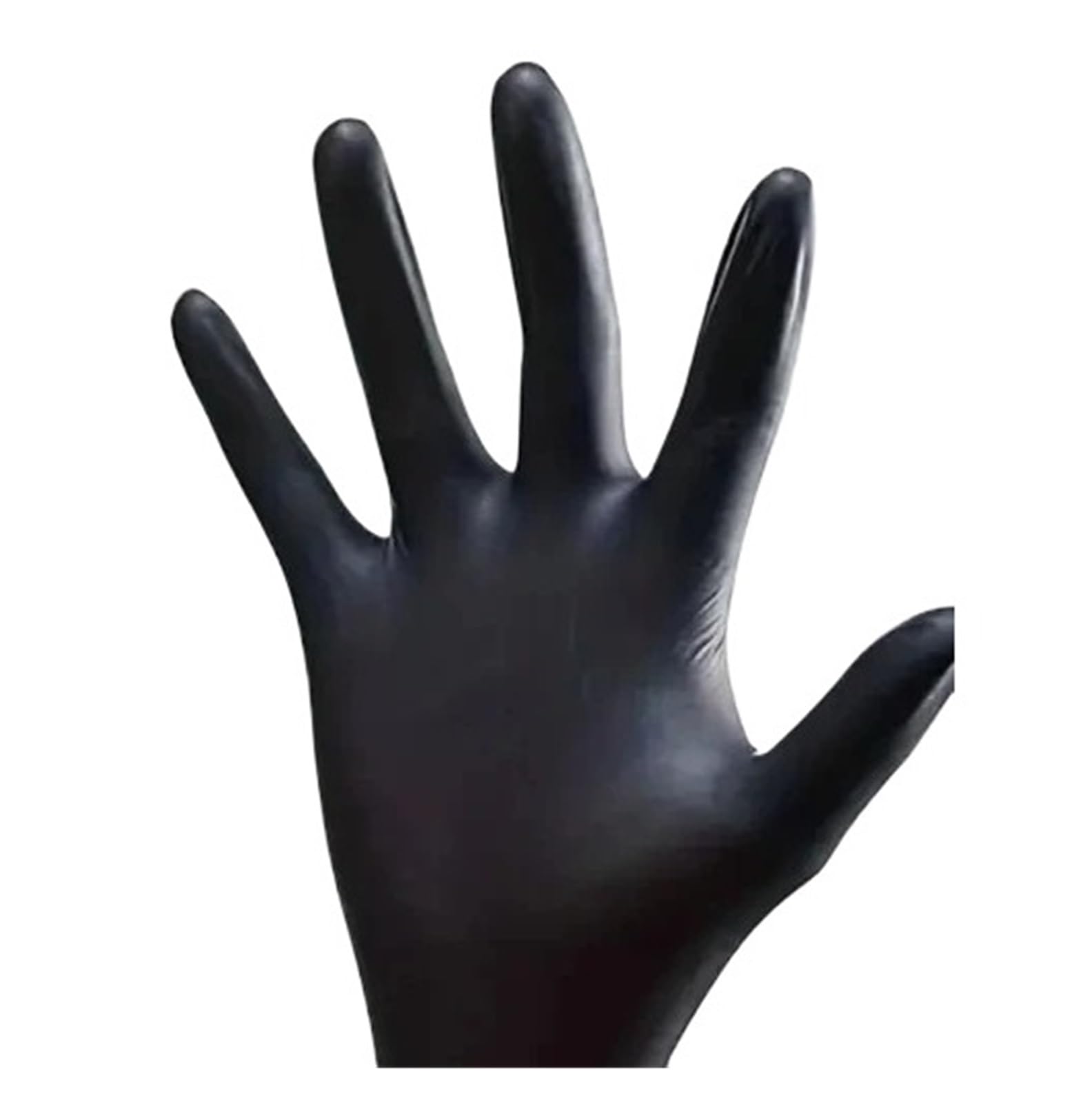 20/100 Szt. Czarne Jednorazowe Rękawiczki Nitrylowe 4Mil Teksturowane Kuchnia Mechanik Auto Tatuaż Salon Paznokci Sprzątanie Gospodarstwa Domowego(Black 100PCS,M)