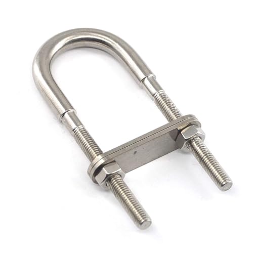 Miniatura 4 de 304 acero inoxidable U Bolt Set Marine Boat Deck Hardware M8x100 2PCS