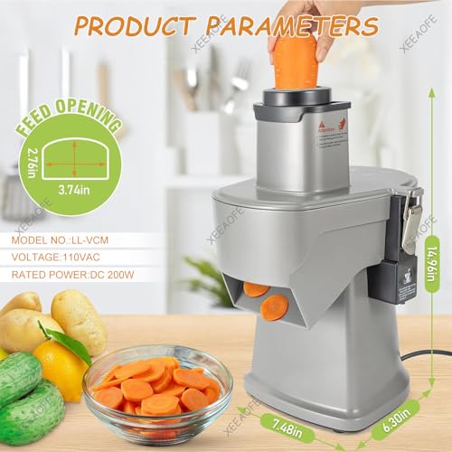 Máquina cortadora automática de papas y cebolla multifuncional miniatura 3